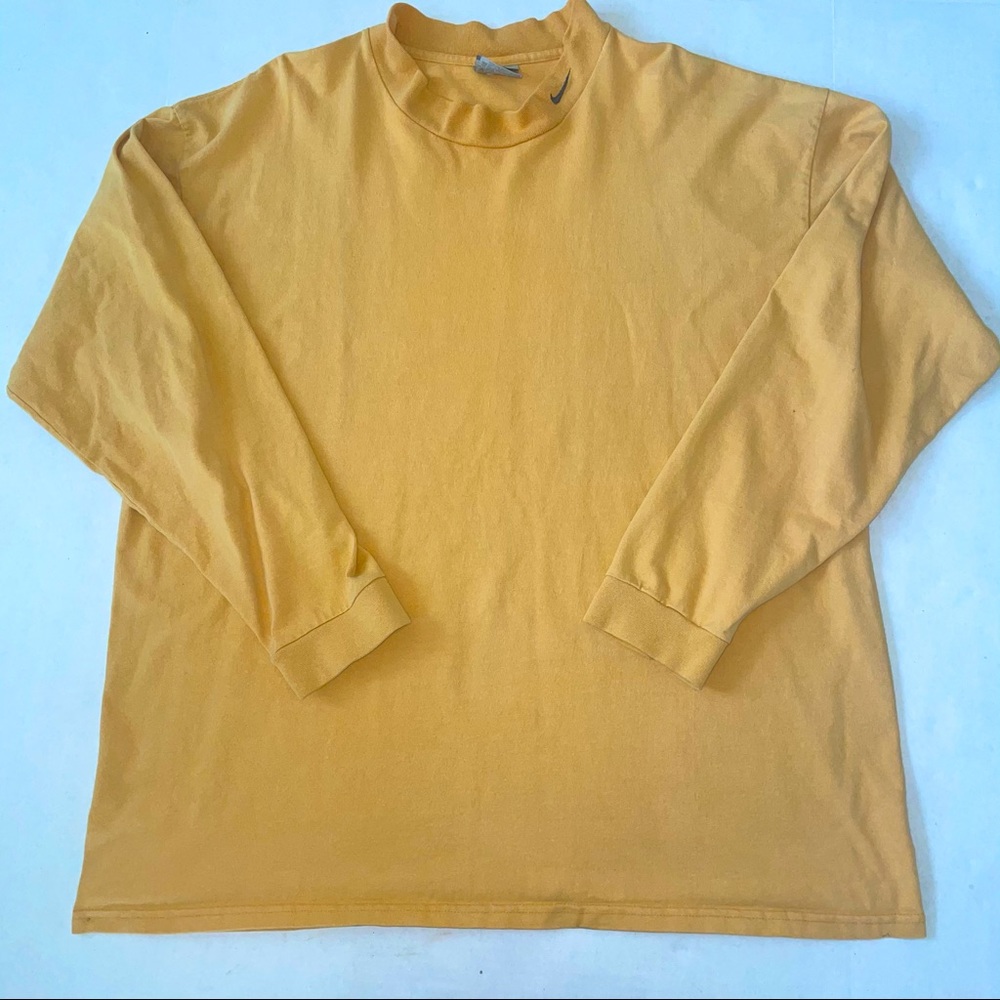 Vintage 90s 00s nike mockneck shirt XL